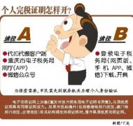 重庆市民足不出户就可以在网上开具个人完税证
